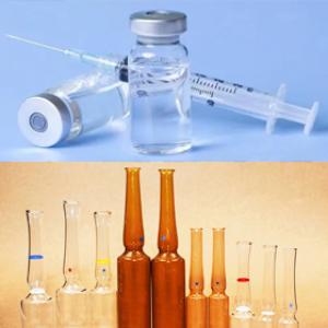 Process glass bottles/jars/vival/ampoules with glass tubes