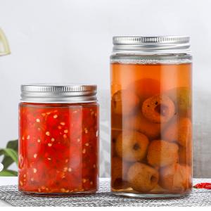 73mm diameter Round glass jar - 18