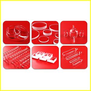 All kinds of glass products are used in industry