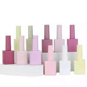 Design your own polish bottle square rectangular empty nail polish bottles