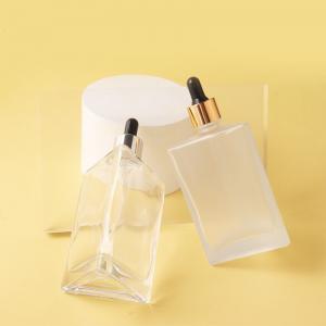 150ml refined oil bottle triangular dropper glass bottle