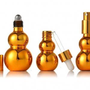 Gold dropper bottle gourd shape