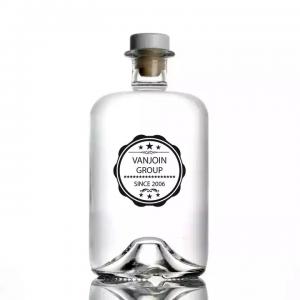 Premium Spirits Cork Bartop Glass Round Bottles  Gin Bottles