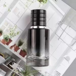 Round Empty Clear Fragrance Glass Perfume Bottle 30ml