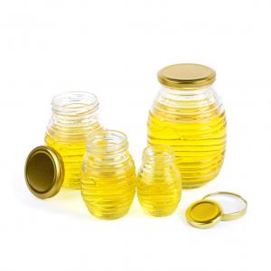 Round glass jar-6