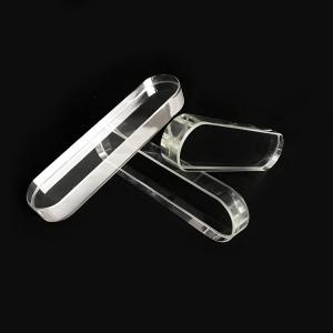 Transparent level gauge glass