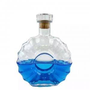 Vodka Glass Bottles   Whisky Brandy Glass Bottles For Liquor With Cork