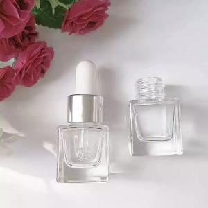mini square dropper glass bottle 5ml 10ml 15ml for essential oil