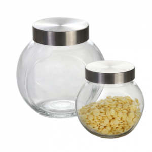 Round glass jar-7