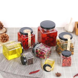 square glass jar -3